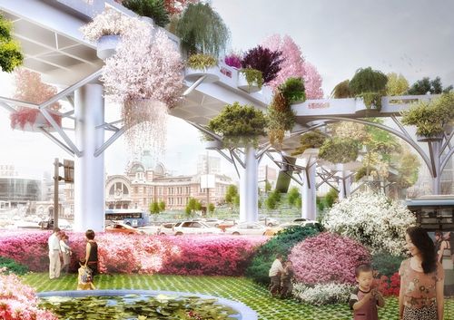 Газоны вместо эстакад: как архитекторы создают парки над землей