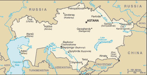 Казахстан, карта казахстана