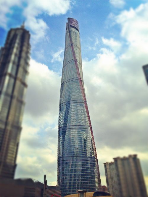 Небоскреб shanghai tower достиг своей максимальной высоты (небоскреб, shanghai) Небоскреб shanghai tower достиг своей максимальной высоты