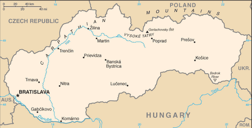 Словакия, карта словакии (словакия, карта) Словакия, карта словакии