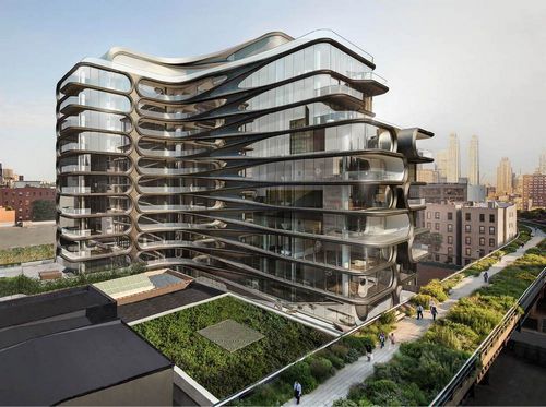 В нью-йорке построят обтекаемое здание от архитектора захи хадид